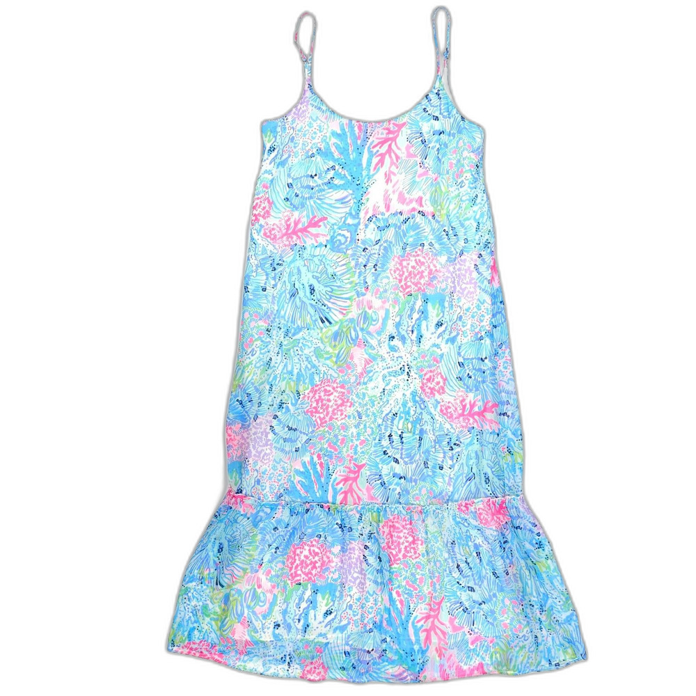 NEW Lilly Pulitzer Winni Midi Dress Sink or Swim Floral 70s Palm Beach Boho Glam